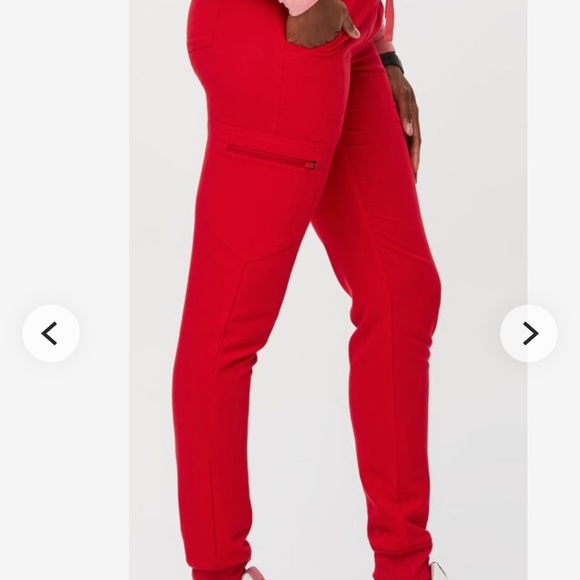 Figs Zamora 2.0 Joggers Neon Red, Moss - Picture 8 of 10